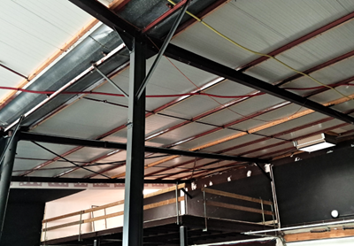 Étude capacité portante sur charpente métallique à La Chapelle des Fougeretz (35)